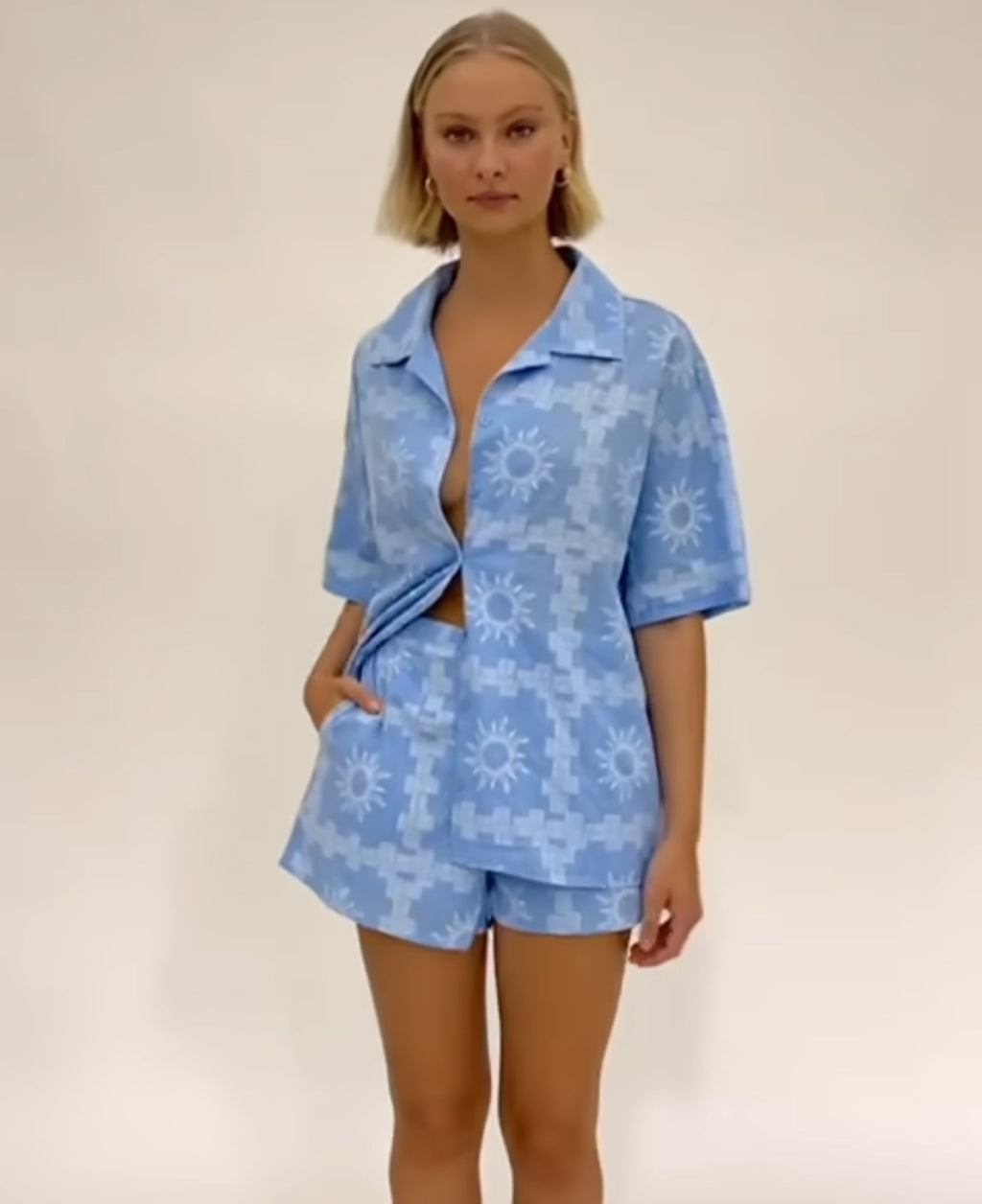 Positano Blue Shorts