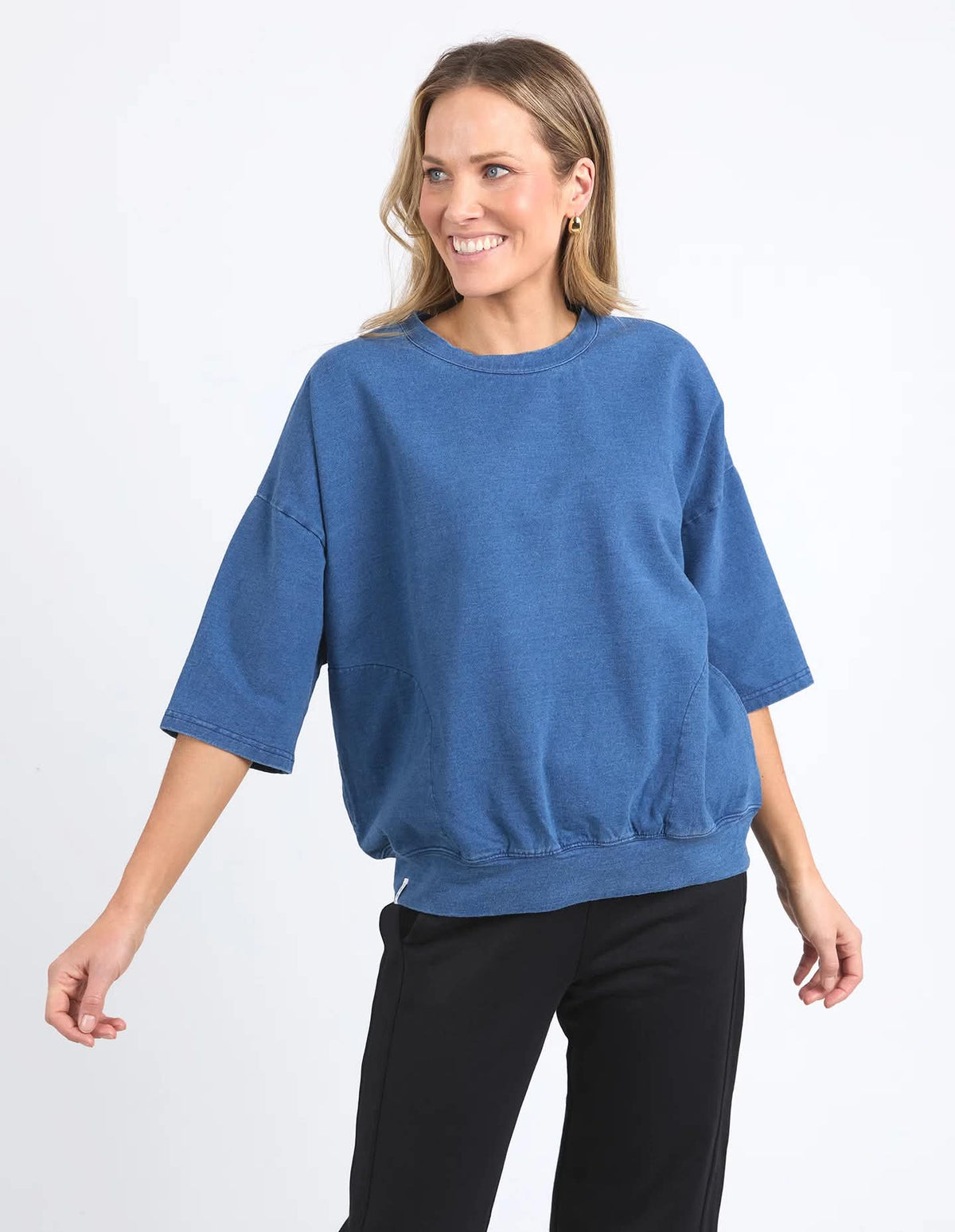Elm Mazie Sweat Denim Look