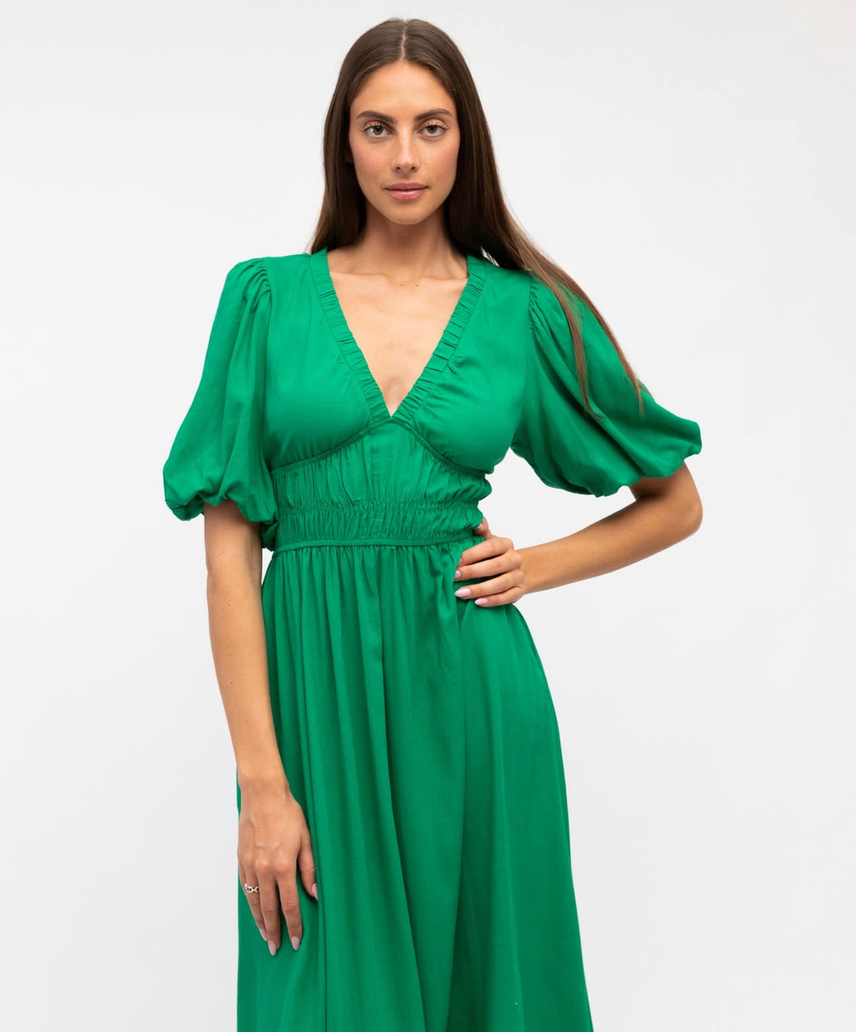Emma Green Midi Dress