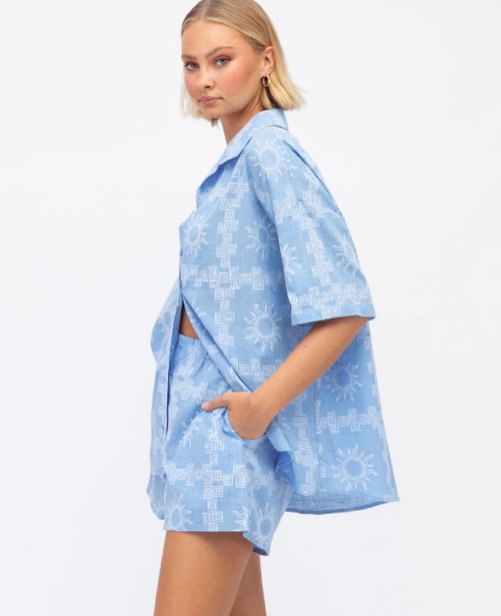 Positano Blue Shorts