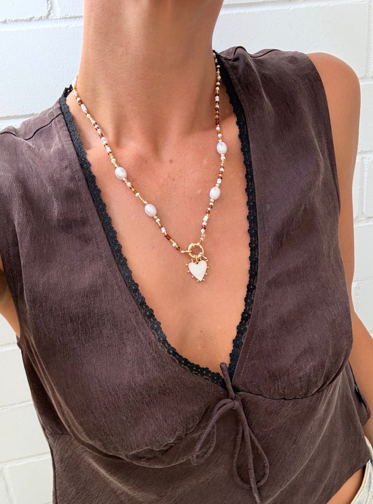 Amore Mio necklace Cocoa