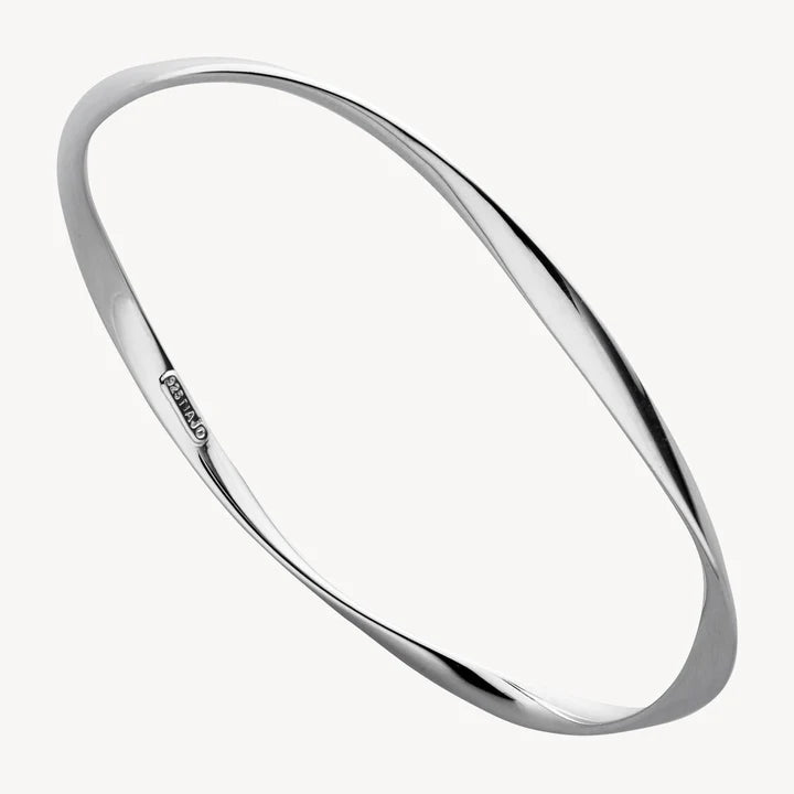 Garden Of Eden Silver Bangle 68mm