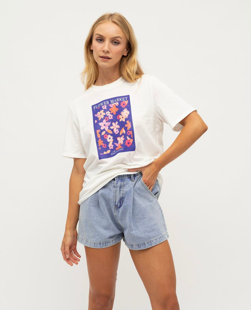 Flower Market Tee