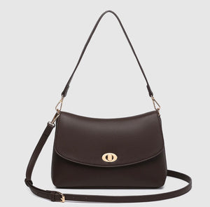 Nisha Shoulder Bag Chocolate