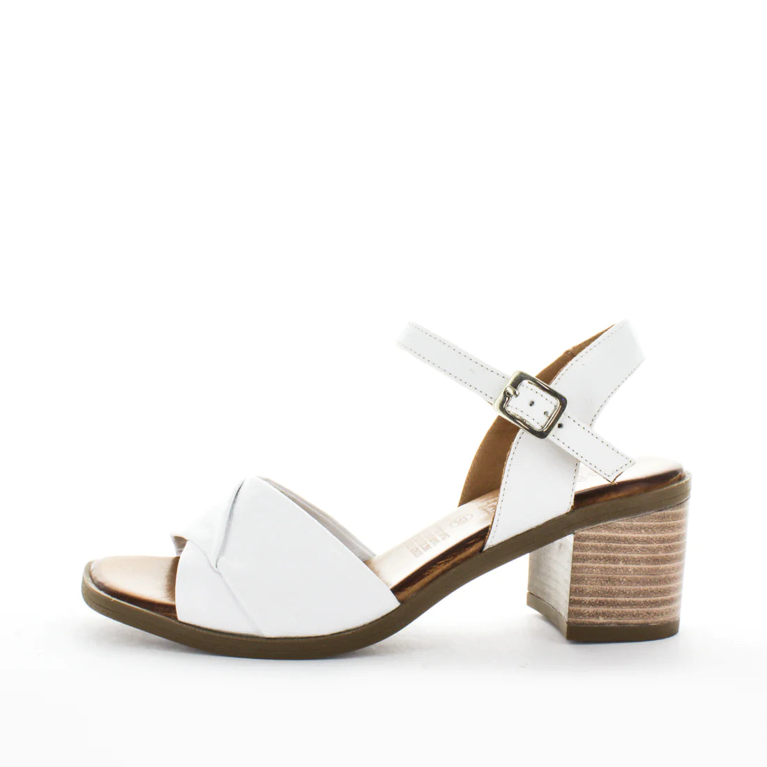 Bayumi White Leather sandal