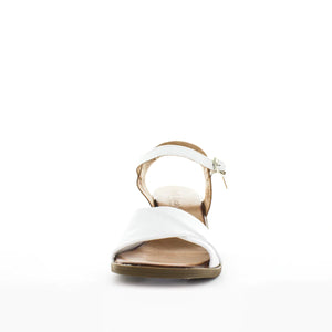 Bayumi White Leather sandal