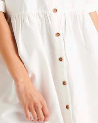 Miley Lyocell White Dress