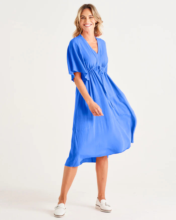Saint Lucia Deco Blue Dress
