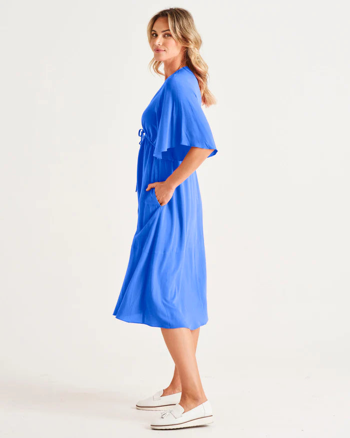 Saint Lucia Deco Blue Dress