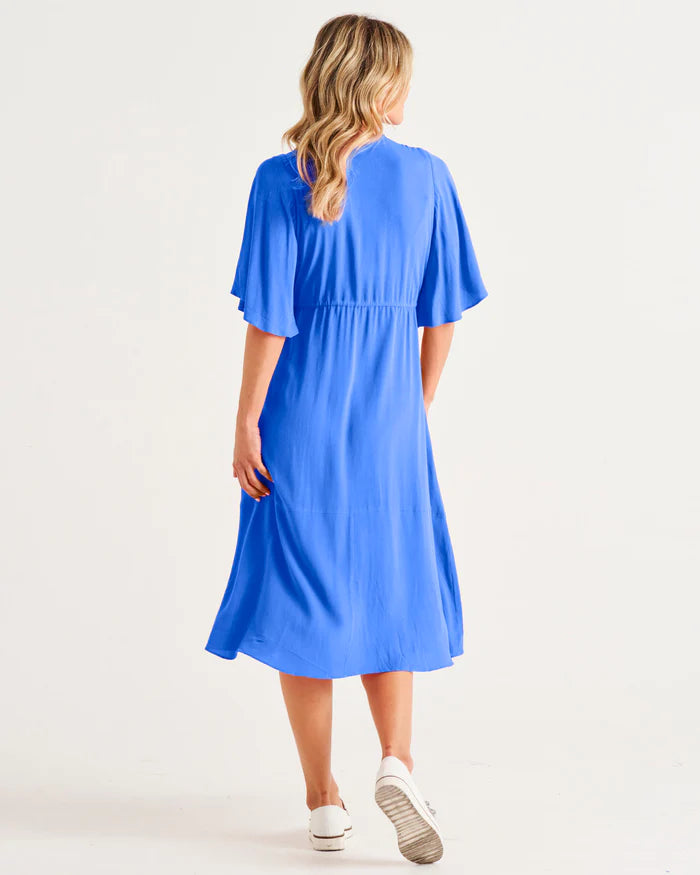 Saint Lucia Deco Blue Dress