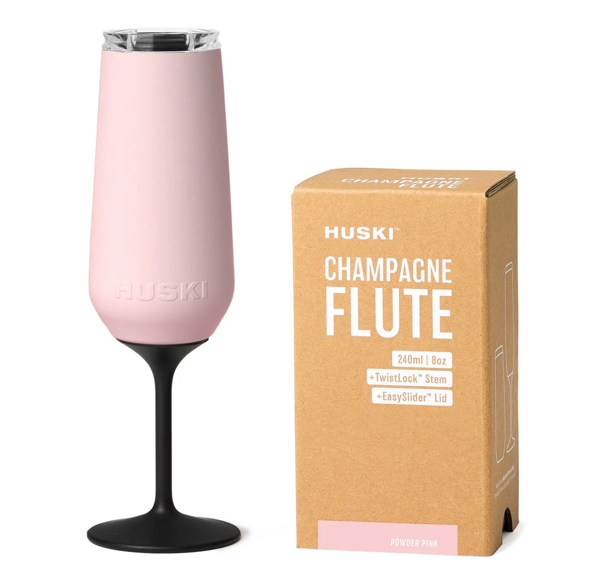 Huski Champagne Flute Powder Pink