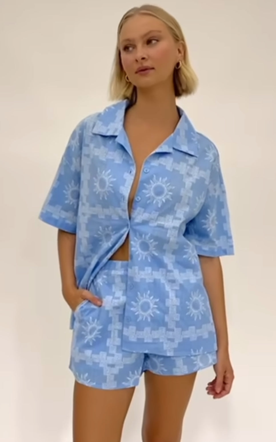 Positano Blue Shirt