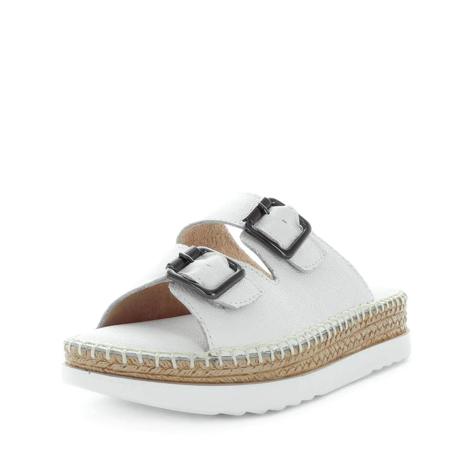 Cassia White Leather Shoe