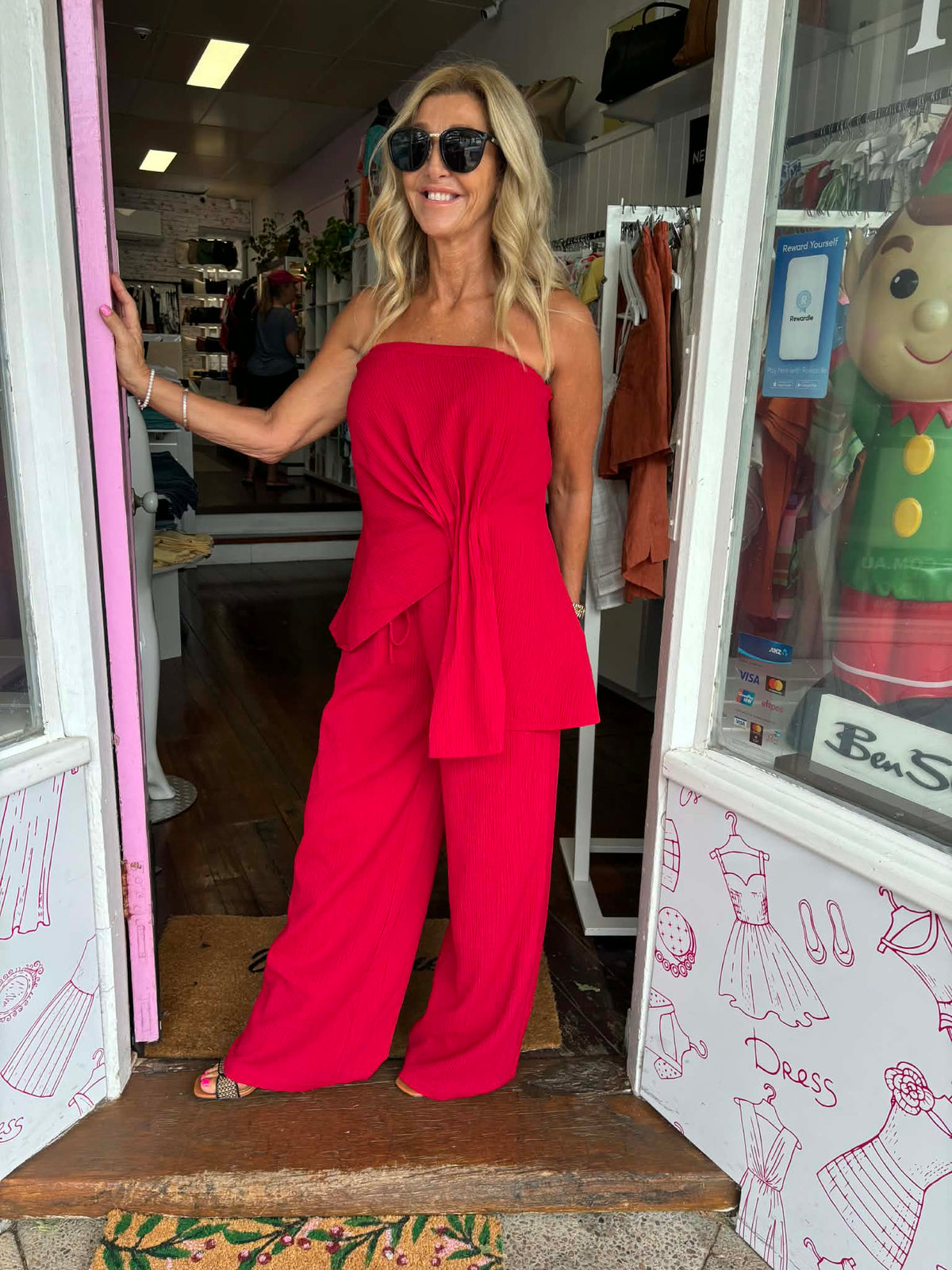 Sovere Aine Raspberry Top