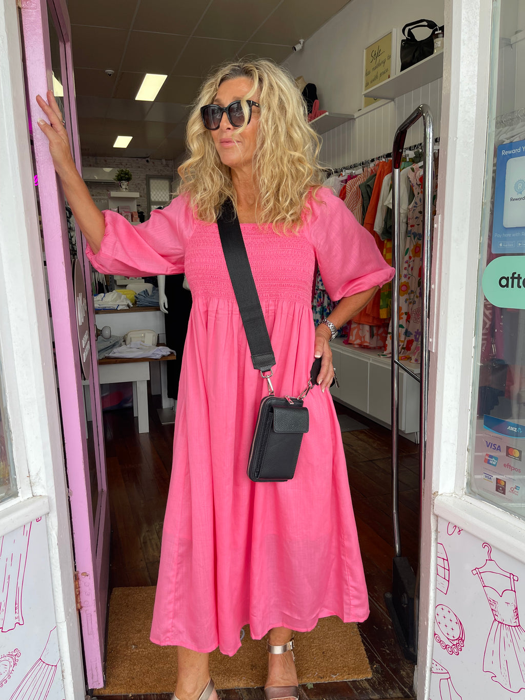 Pink Lemonade Dusk midi Dress