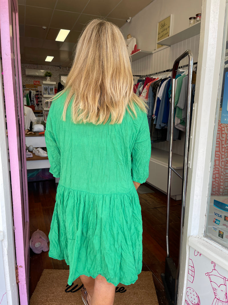 Nia Emerald Dress