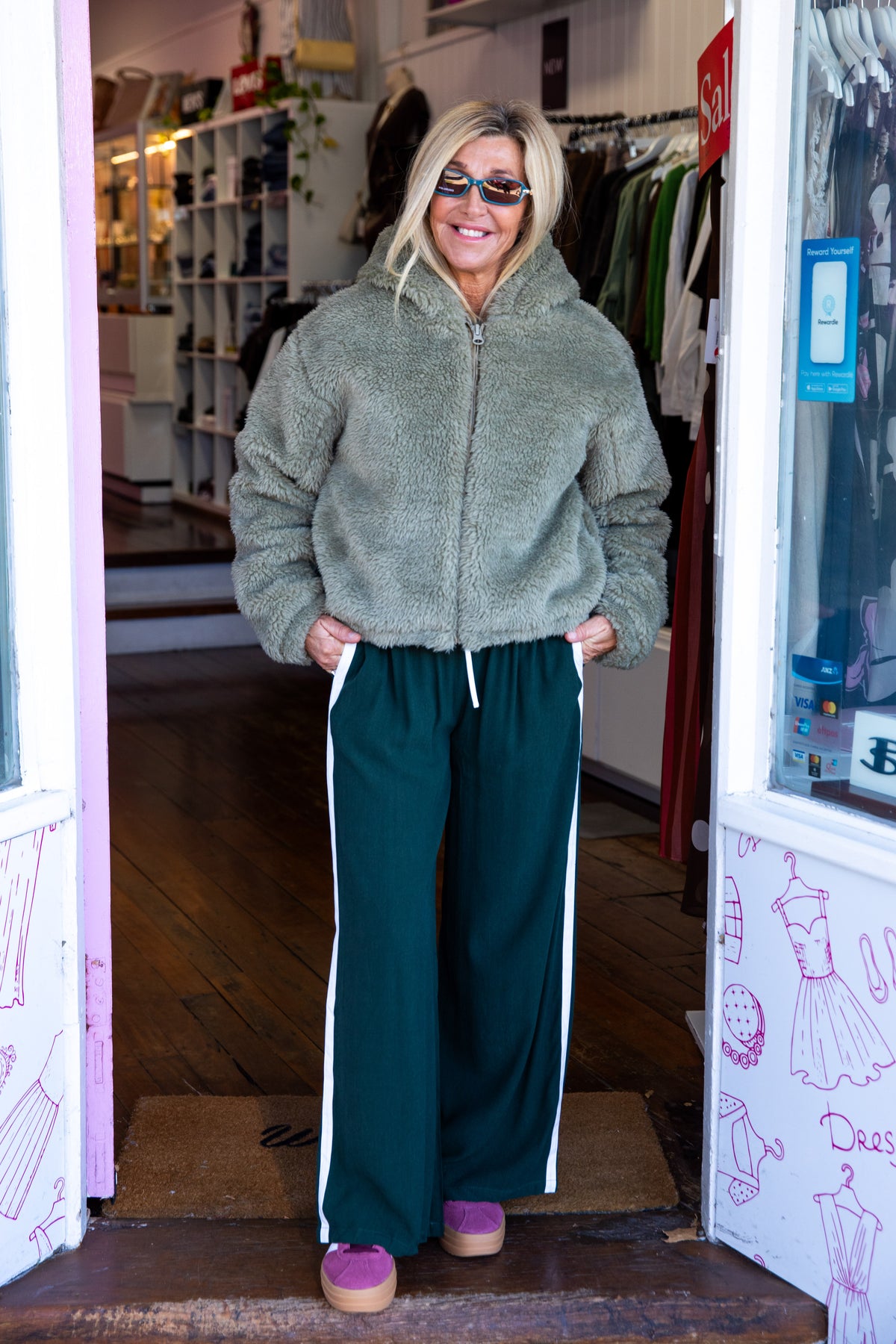 Cass Sage Hooded Jacket