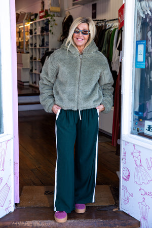 Cass Sage Hooded Jacket