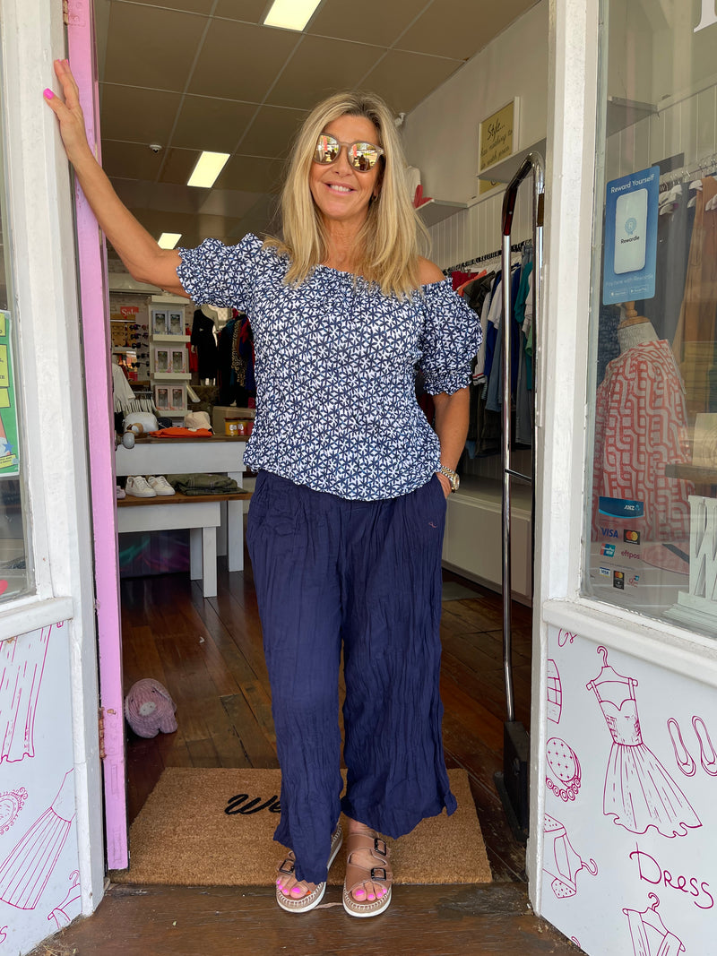 Nora Starfish Ink Top