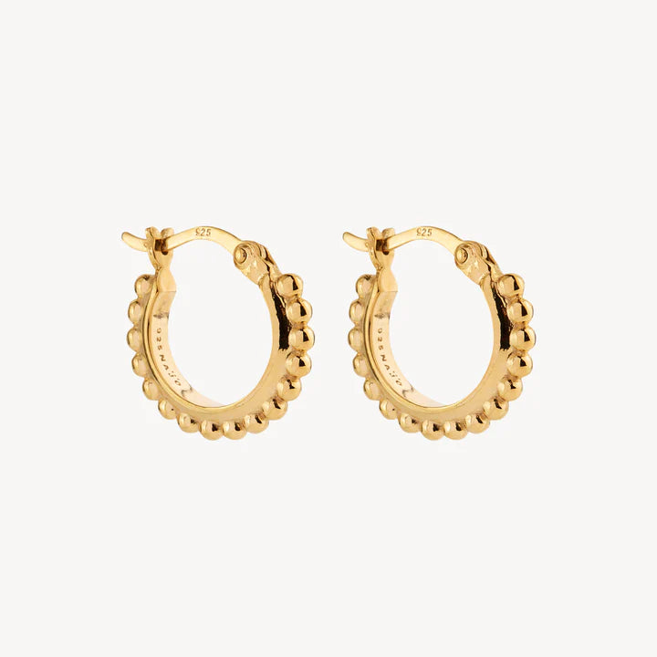 Chia Hoop Gold Earrings