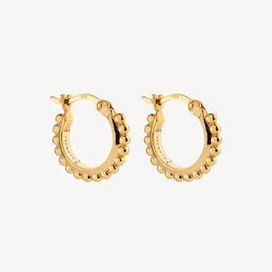 Chia Hoop Gold Earrings