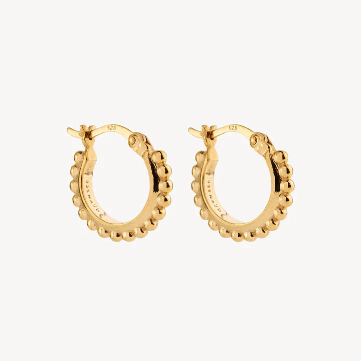 Chia Hoop Gold Earrings