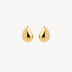 Sun Shower Gold Stud Earrings