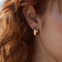 Cocoon Gold Earrings