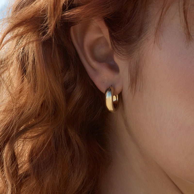 Cocoon Gold Earrings
