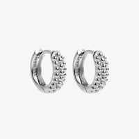 Chia Silver Huggie earrings