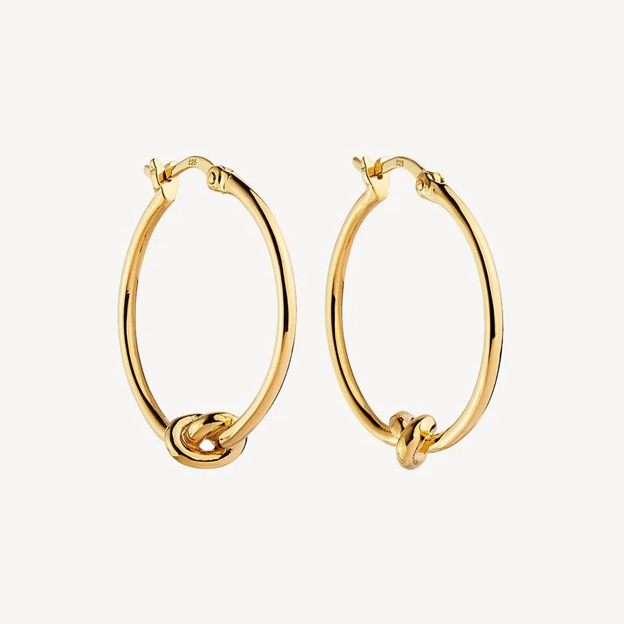 Nature's Knot Gold earring
