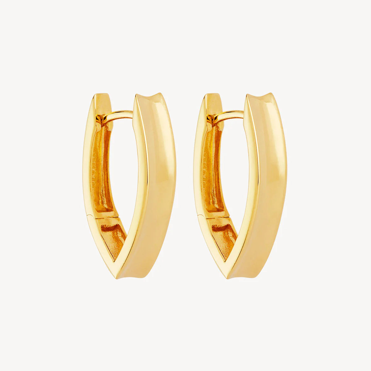 Swan Gold Huggie