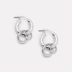 Najo Whisper Hoop Earring Silver