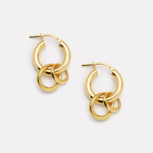 Najo Whisper Hoop Earring Gold