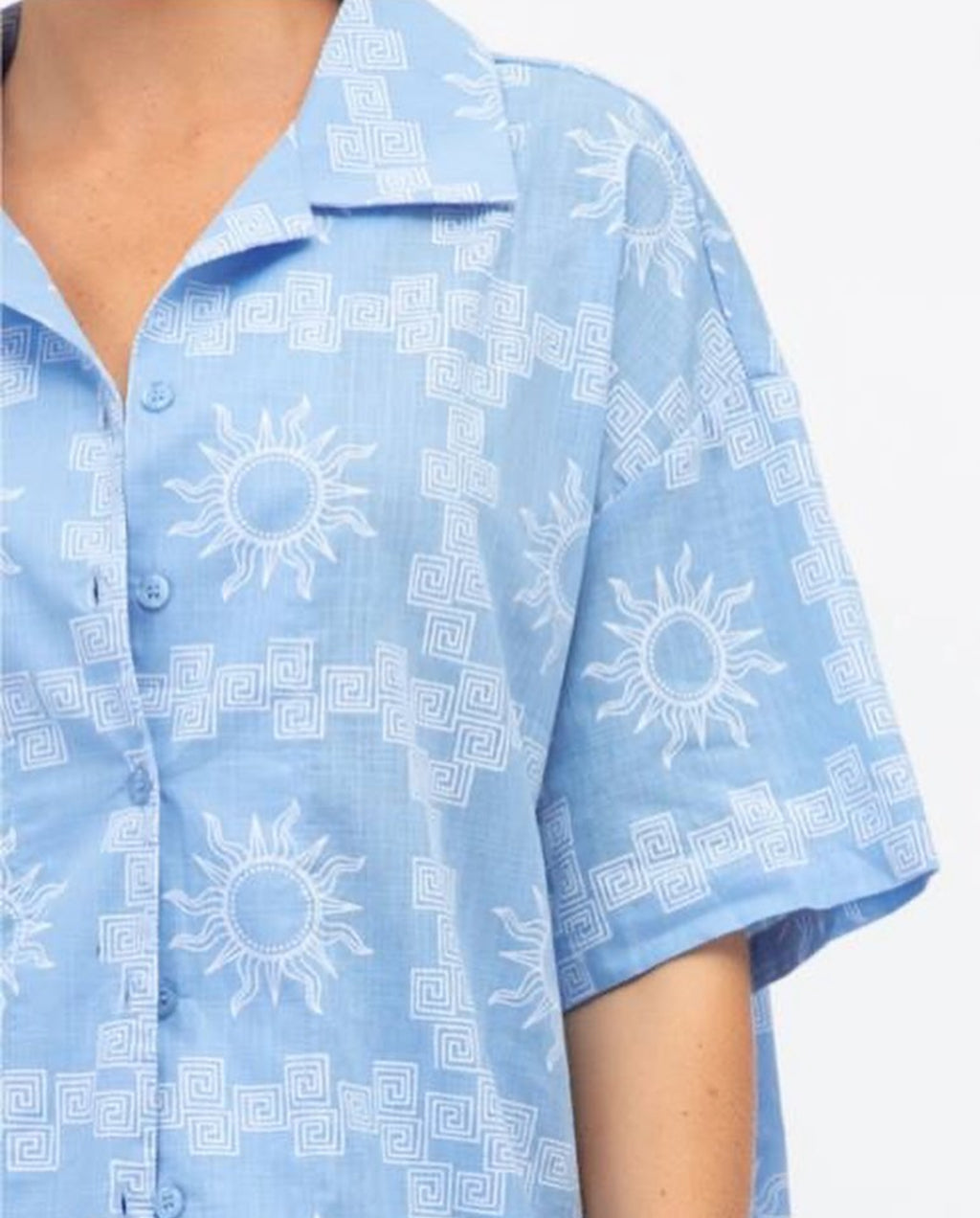 Positano Blue Shirt