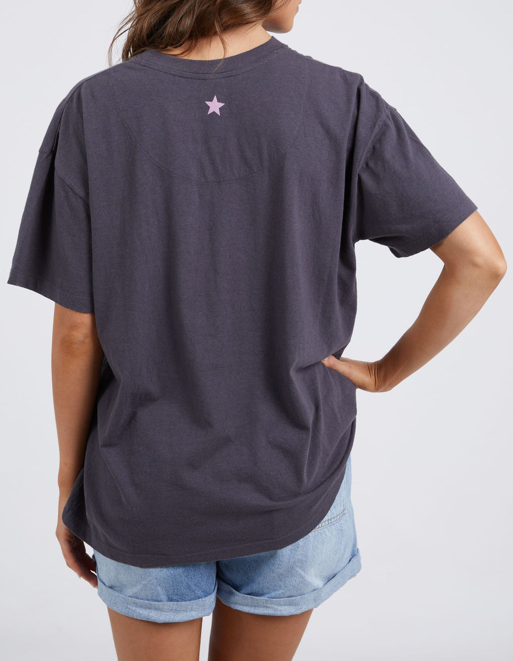 Washed Black Elm Block Tee