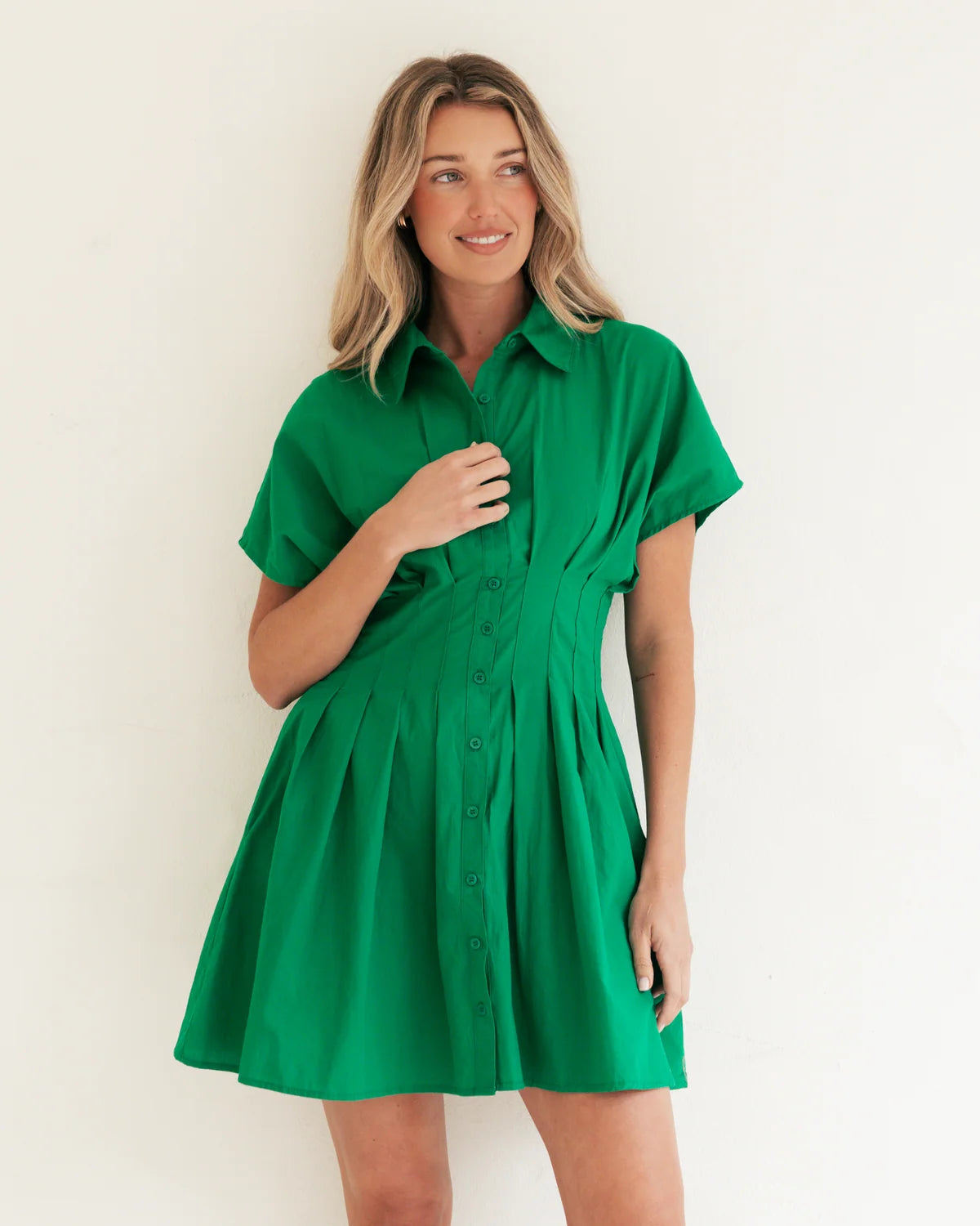 Label Of Love Azure Weekend Mini Dress Emerald