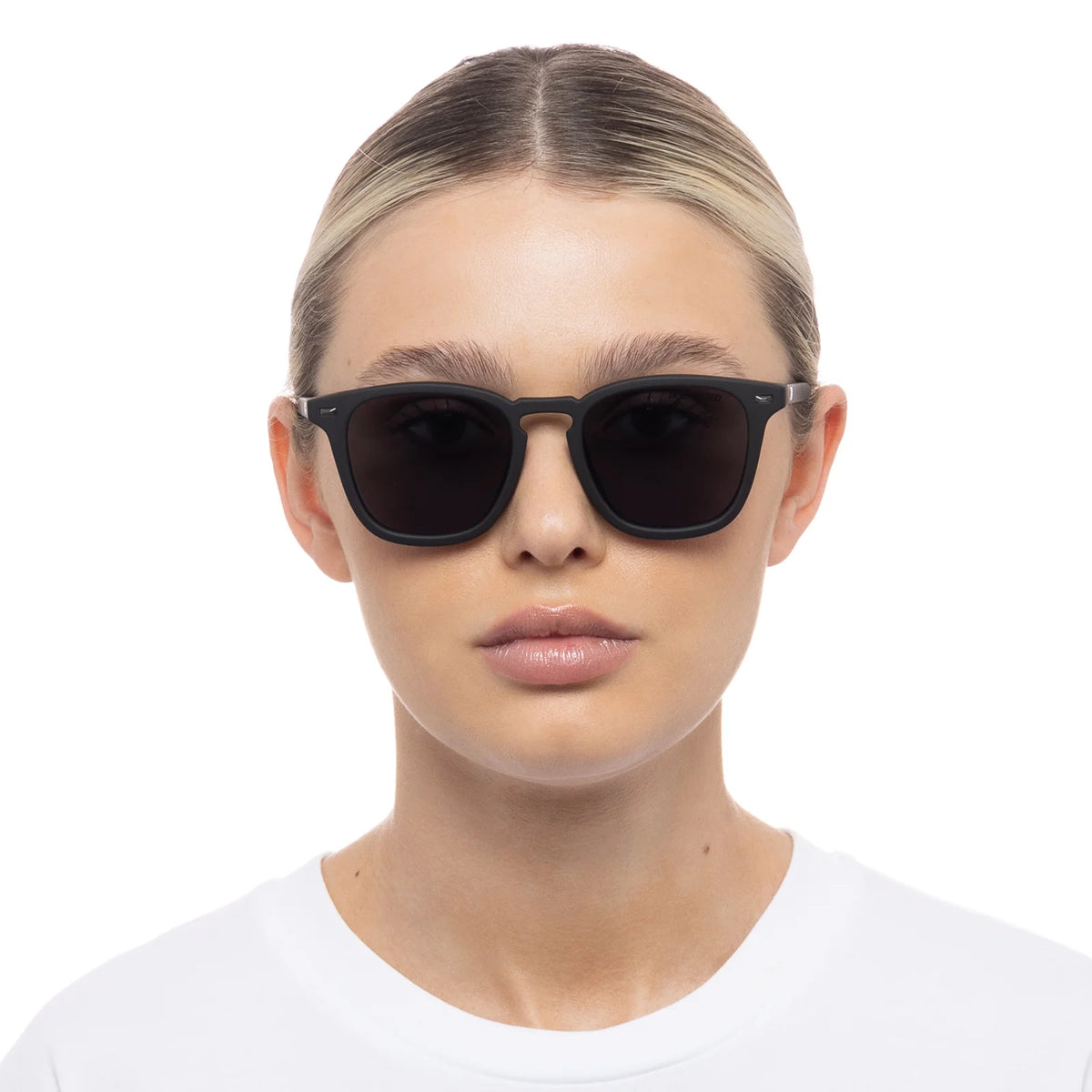 Le Specs Black Rubber No Biggie Polarized