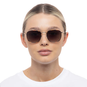 le Specs Neptune Deux Bright Gold Tort