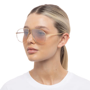 Le Specs Schmaltzy Bright Gold Champagne