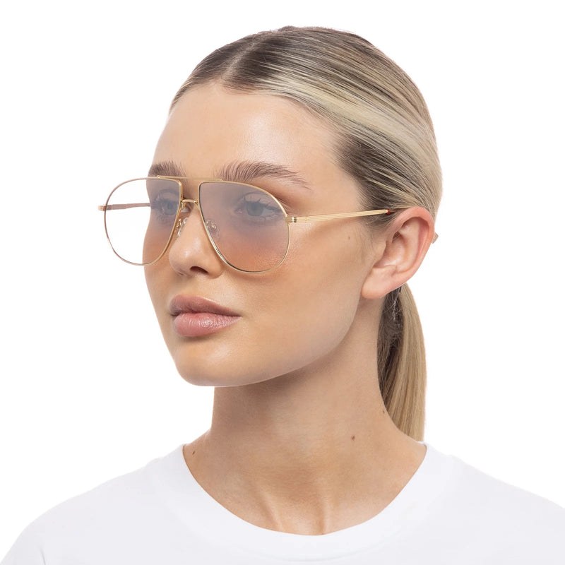 Le Specs Schmaltzy Bright Gold Champagne
