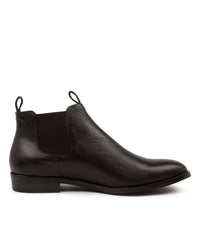 Wander Black Leather Boot