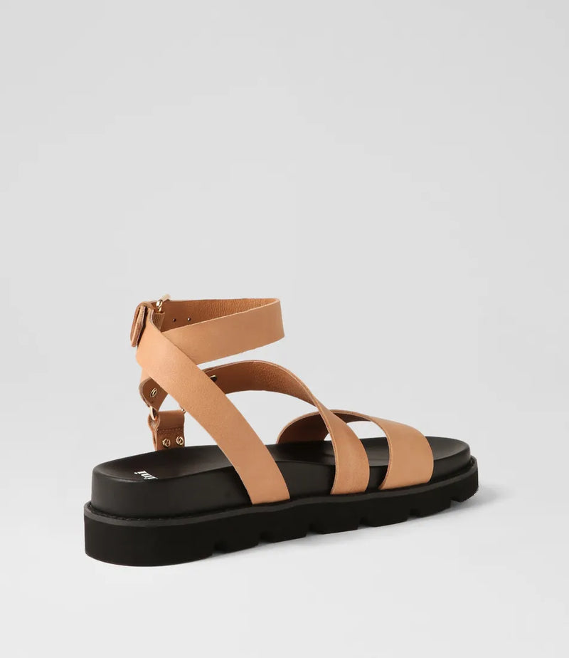 Mollini Caplan Taupe Leather Sandal