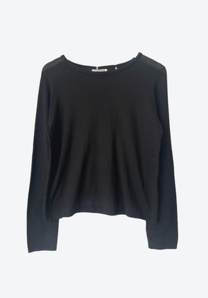 Little Lies Quinn Knit Top Black