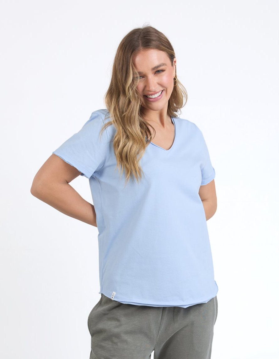 Elm Pima Tee Dream Blue