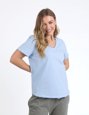 Elm Pima Tee Dream Blue