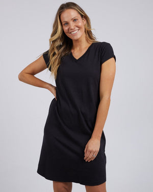 Foxwood Manly Vee Dress Black