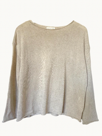 Little Lies Nellie Cotton Knit Natural