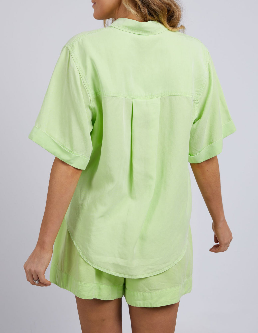 Bliss Key Lime Washed shirt