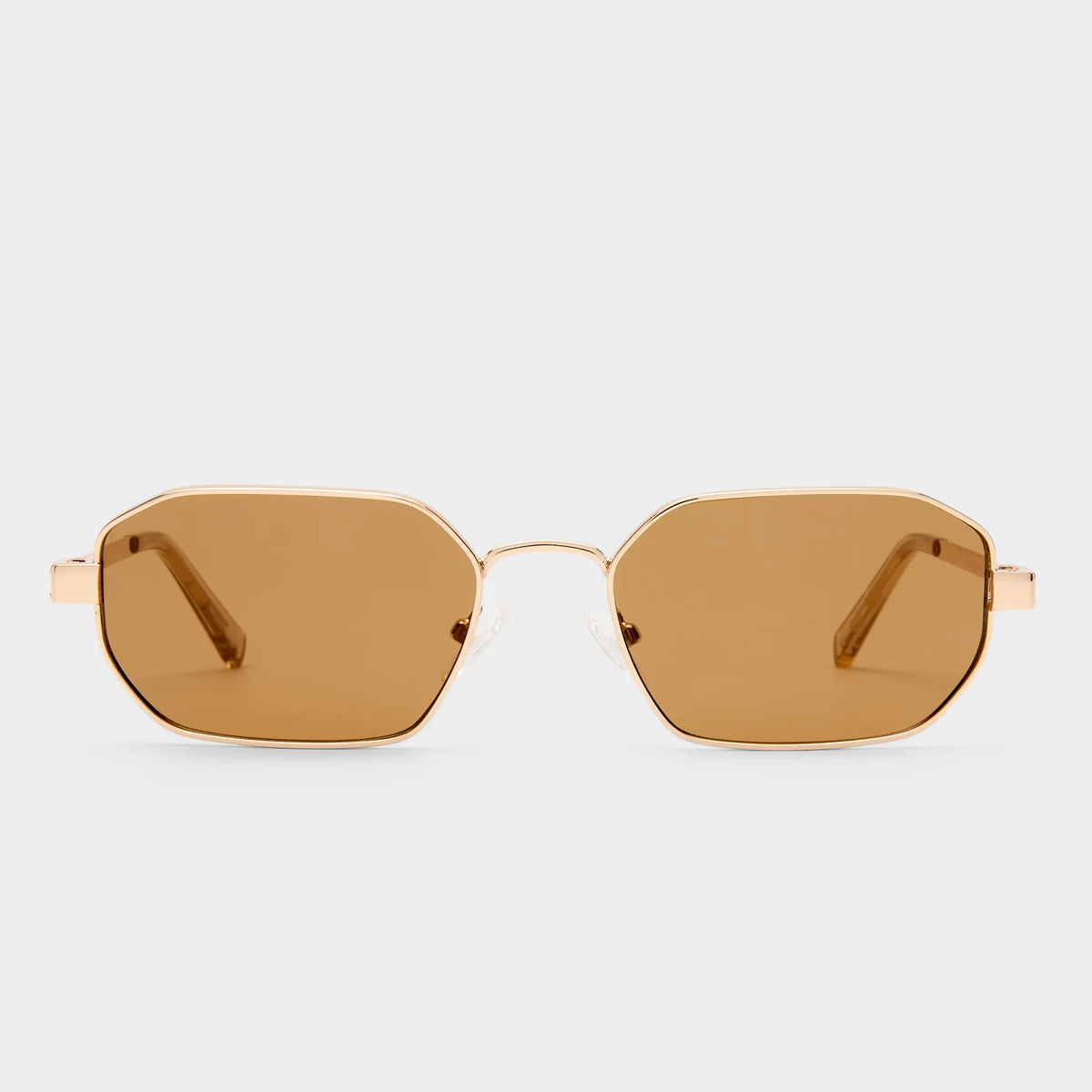 Le Specs Mythic Gold Unisex Lt Brown Mono